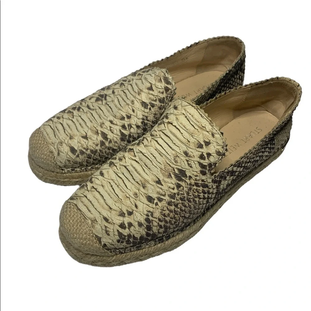 Stuart Weitzman Catalan Snake‎ Espadrilles